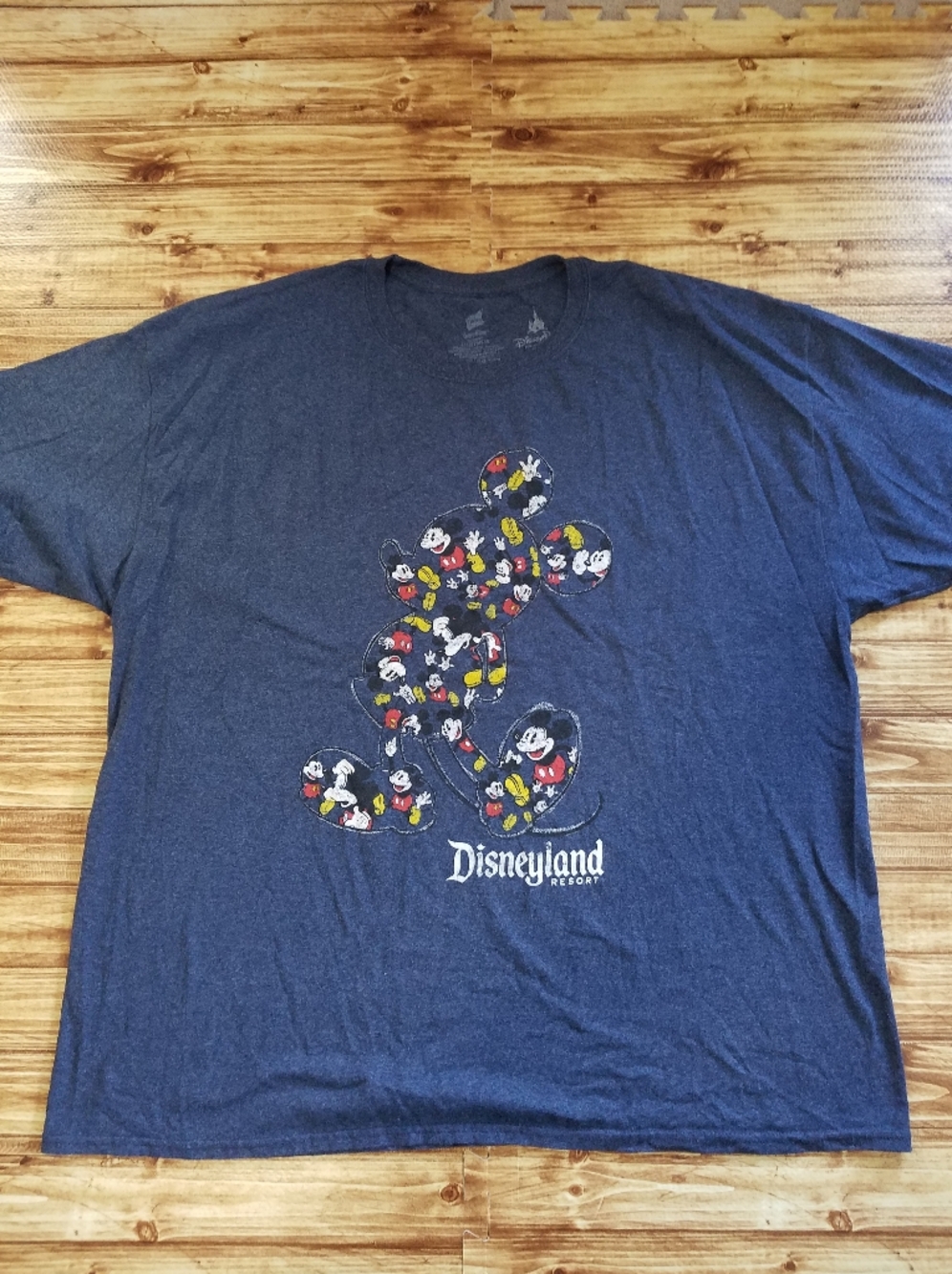 Disney Parks Disneyland Resort Mickey Mouse Navy Blue Men T-Shirt 2XL